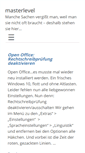 Mobile Screenshot of masterlevel.de